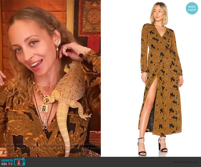 x REVOLVE Margareta Dress by House of Harlow worn by Nicole Richie on The Drew Barrymore Show