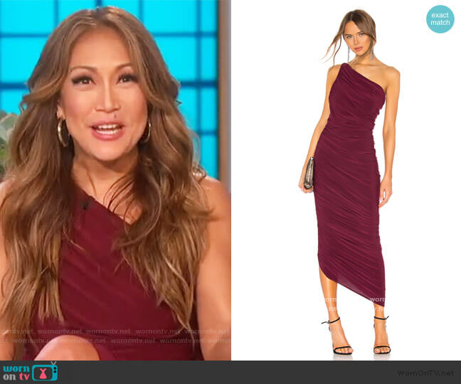 Diana Gown by Norma Kamali worn by Carrie Inaba  on The Talk