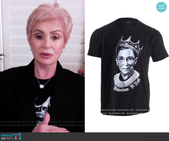 Notorious RBG Tee by Ann Arbor worn by Sharon Osbourne on The Talk