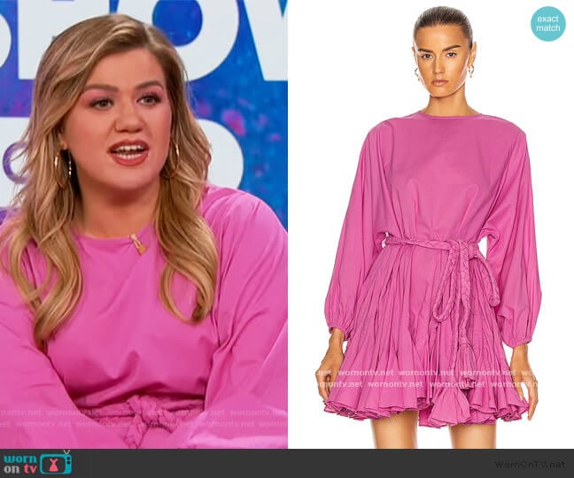 Ella Dress by Rhode worn by Kelly Clarkson on The Kelly Clarkson Show