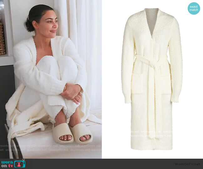 Cozy Knit Robe by Skims worn by Kim Kardashian  on Keeping Up with the Kardashians
