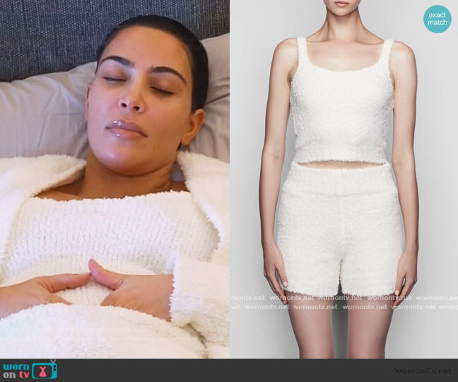 Cozy Knit Tank by Skims worn by Kim Kardashian  on Keeping Up with the Kardashians