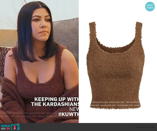Cozy Knit Tank by Skims worn by Kourtney Kardashian  on Keeping Up with the Kardashians