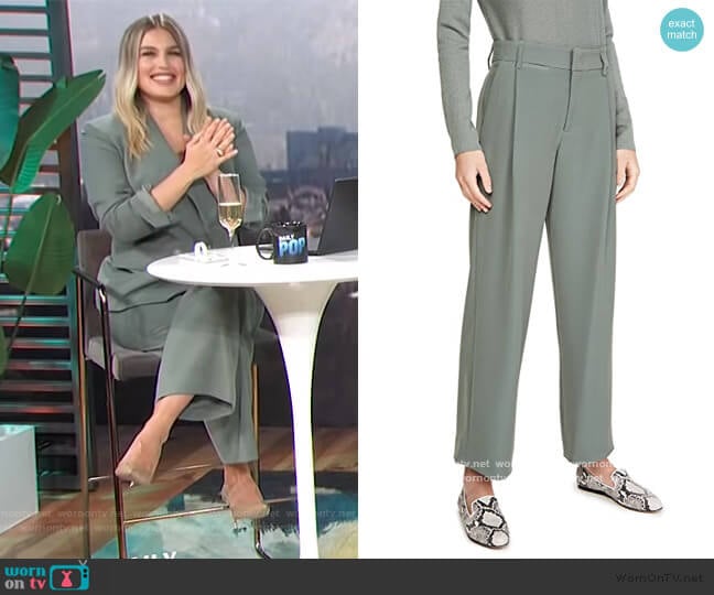 Wide Leg Trousers by Vince worn by Carissa Loethen Culiner on E! News