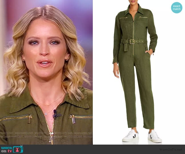 Belted Utility Jumpsuit by We Wore What worn by Sara Haines on The View