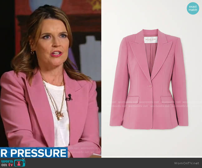 WornOnTV: Savannah’s pink blazer on Today | Savannah Guthrie | Clothes ...