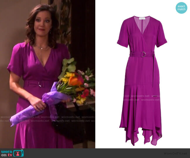 Claire Dress by A.L.C.  worn by Jan Spears (Heather Lindell) on Days of our Lives