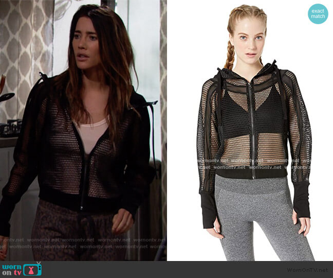 Fortuna Jacket by Alo Yoga worn by Steffy Forrester (Jacqueline MacInnes Wood) on The Bold & the Beautiful