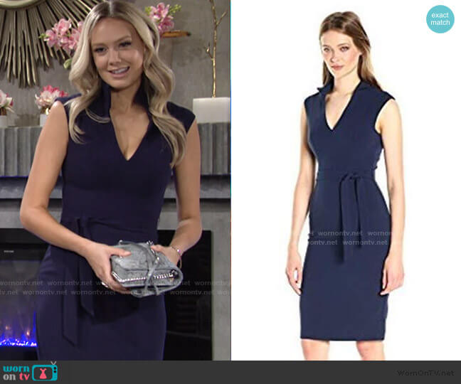 Brittan Dress by Black Halo worn by Abby Newman (Melissa Ordway) on The Young and the Restless