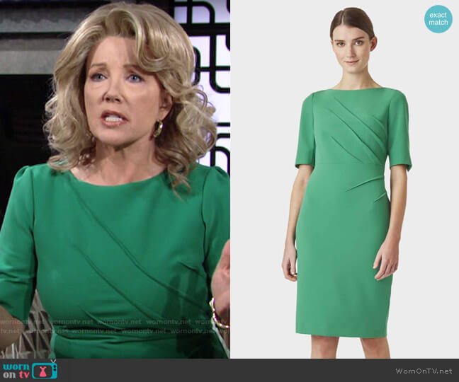 Hobbs Geraldine Dress worn by Nikki Reed Newman (Melody Thomas-Scott) on The Young and the Restless