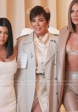 WornOnTV: Kim's beige bodysuit on Keeping Up with the Kardashians