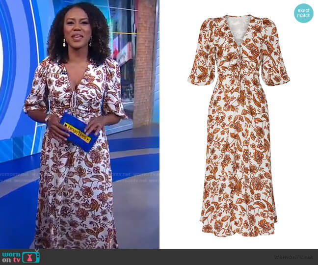 Danielle Dress by Nicholas worn by Janai Norman on Good Morning America