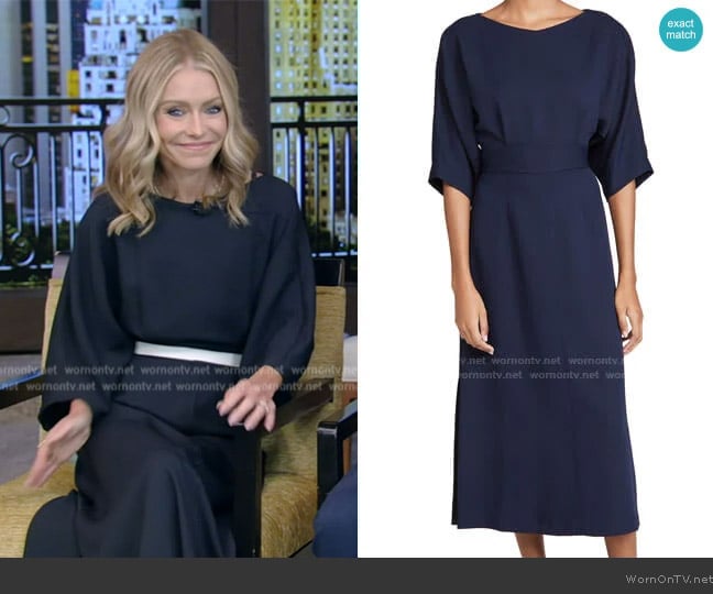 Lyss Dress by Rachel Comey worn by Kelly Ripa on Live with Kelly and Mark