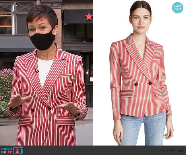 Fletcher Stripe Blazer by Rag & Bone worn by Stephanie Gosk on Today