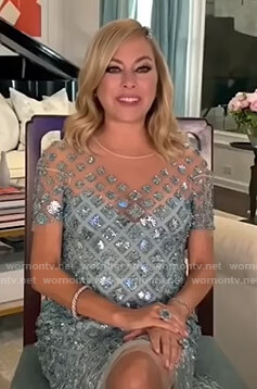 Sutton's sequined tulle dress on The Real Housewives of Beverly Hills