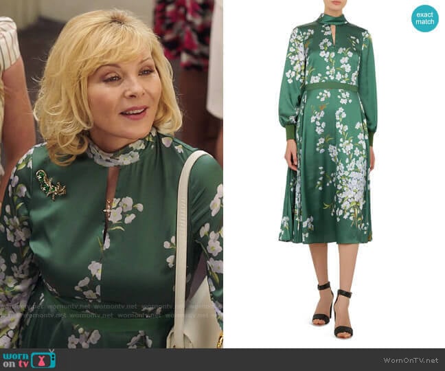 Ted Baker Jhenni Dress worn by Margaret Monreaux (Kim Cattrall) on Filthy Rich