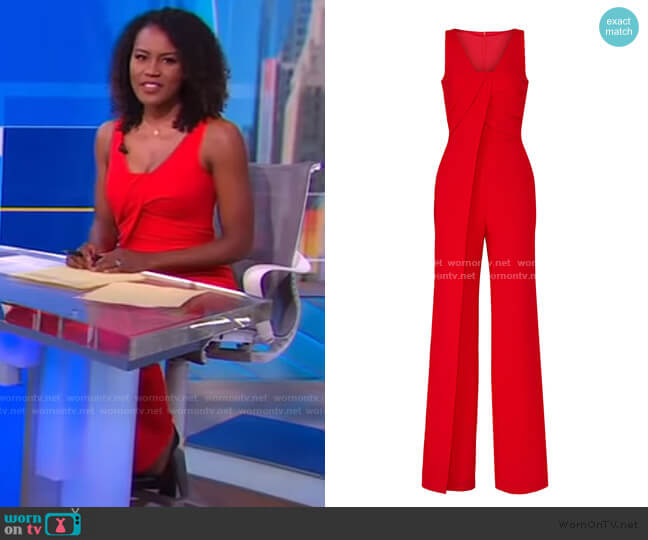 Hedy Jumpsuit by Trina Turk worn by Janai Norman  on Good Morning America