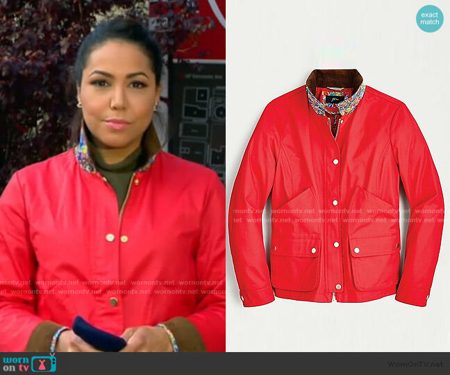 WornOnTV: Stephanie Ramos’s red jacket on Good Morning America