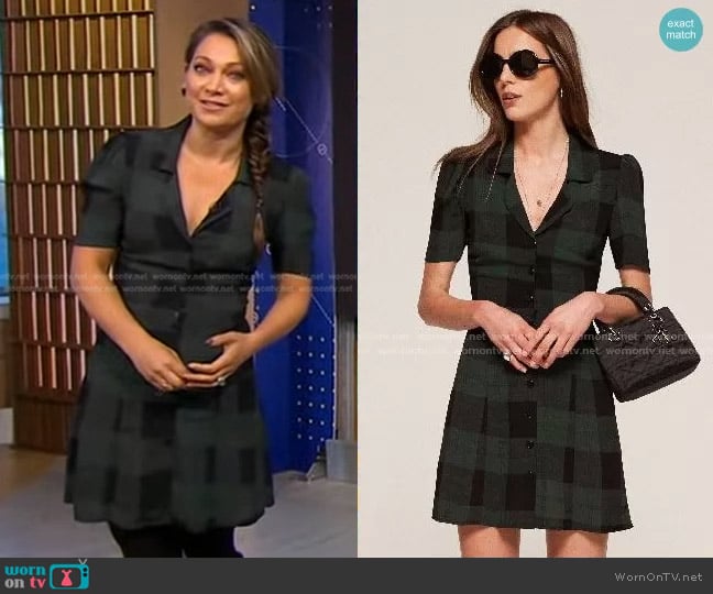 Caprice Dress by Reformation worn by Ginger Zee on Good Morning America