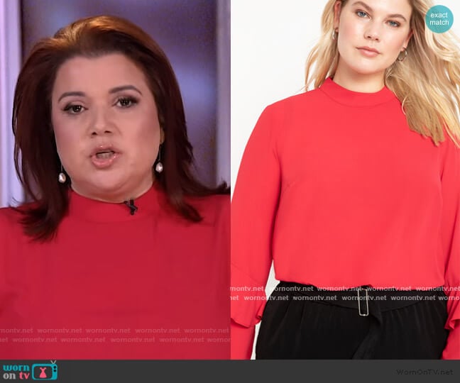 Dramatic Sleeve Top by Eloquii worn by Ana Navarro on The View