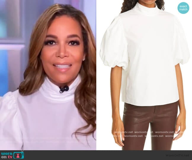 Margot Top by Frame worn by Sunny Hostin on The View