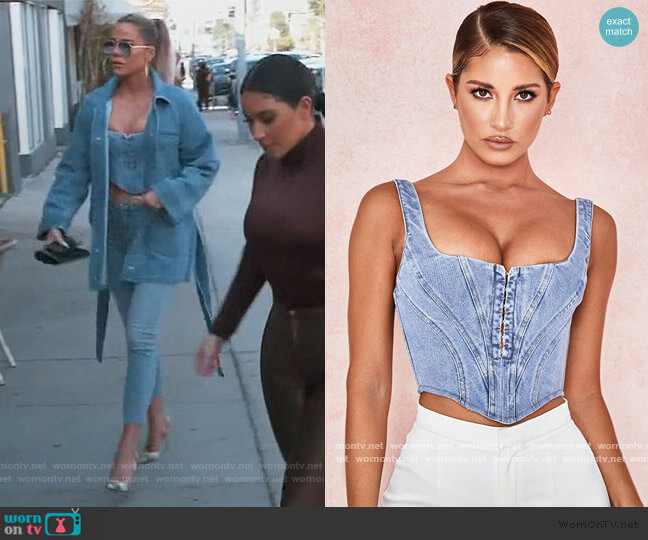 Sebille Top by House of CB worn by Khloe Kardashian on Keeping Up with the Kardashians