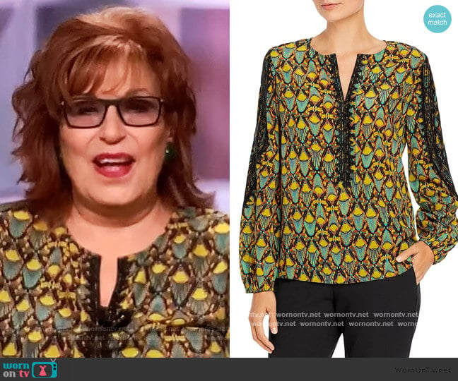 Freddie Silk Blouse by Kobi Halperin worn by Joy Behar on The View