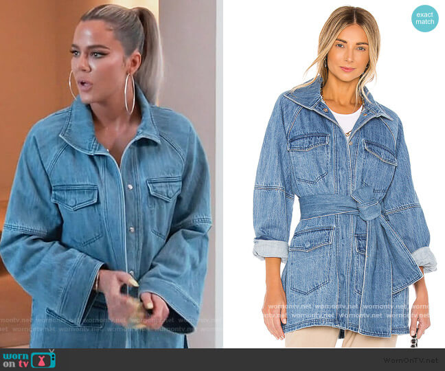 The Camillei Jacket by L'Academie worn by Khloe Kardashian on Keeping Up with the Kardashians