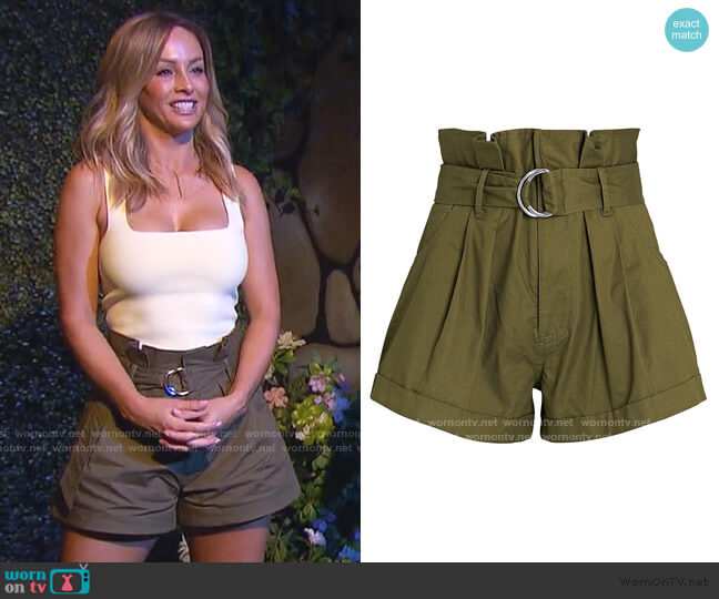 Dixon Twill Paperbag Shorts by Marissa Webb worn by Clare Crawley  on The Bachelorette