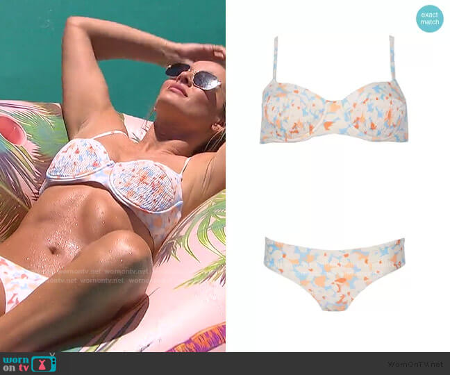 Marley Bikini Top and Bottom by L Space worn by Clare Crawley  on The Bachelorette