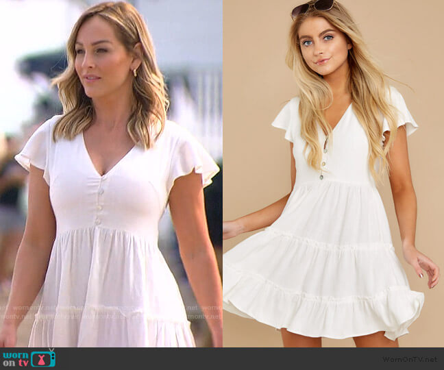 Read The Signs White Dress by Red Dress worn by Clare Crawley on The Bachelorette