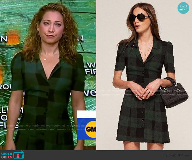 Caprice Dress by Reformation worn by Ginger Zee  on Good Morning America