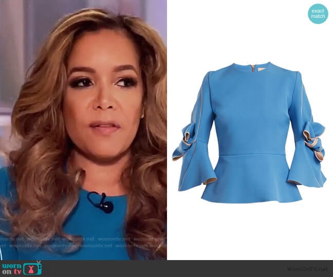 Kemi Bow Top by Roksanda worn by Sunny Hostin on The View