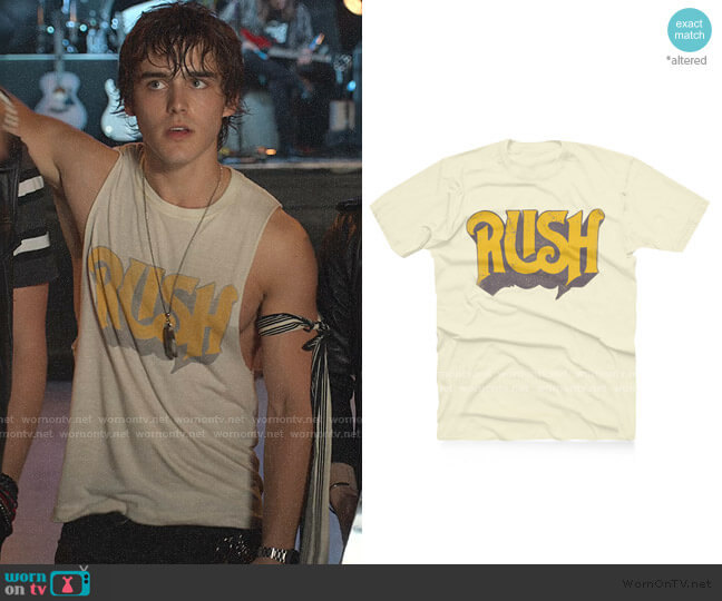 Original Logo Tee by Rush worn by Charlie Gillespie on Julie and the Phantoms