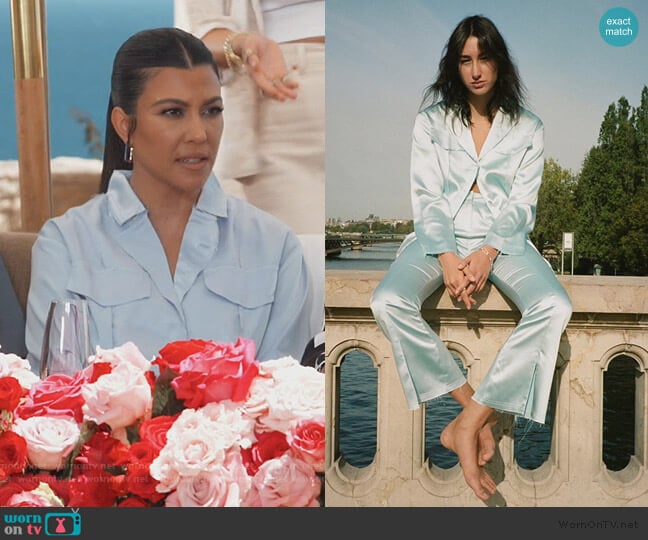 Tulla Set by simonett worn by Kourtney Kardashian on Keeping Up with the Kardashians