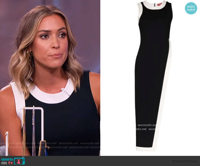 Pointer asymmetric top by Staud worn by Kristin Cavallari on The Kelly Clarkson Show