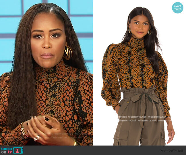 WornOnTV: Eve’s brown snakeskin top on The Talk | Eve | Clothes and ...