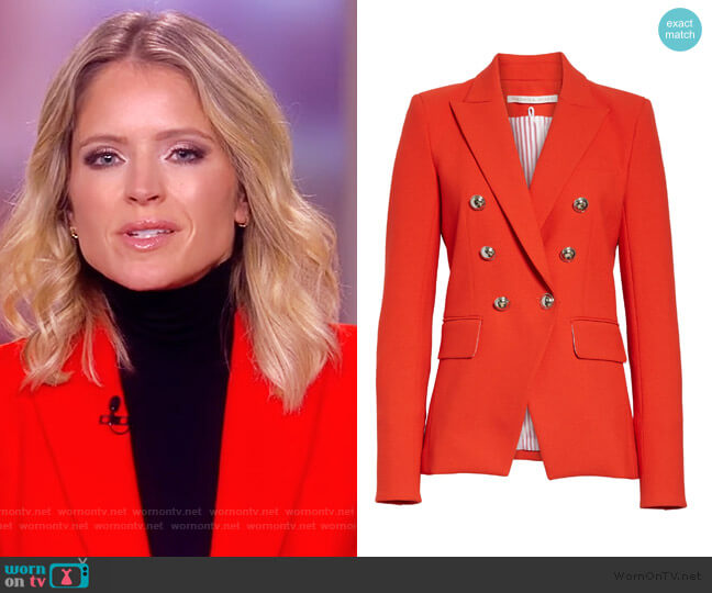 WornOnTV: Sara’s red double breasted blazer on The View | Sara Haines ...
