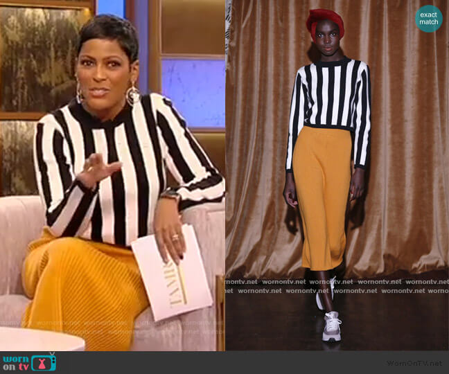 2020 FW Collection by Victor Glemaud worn by Tamron Hall on Tamron Hall Show