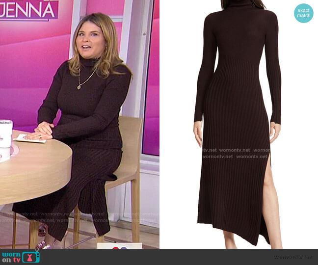 Emmy Dress by A.L.C. worn by Jenna Bush Hager on Today