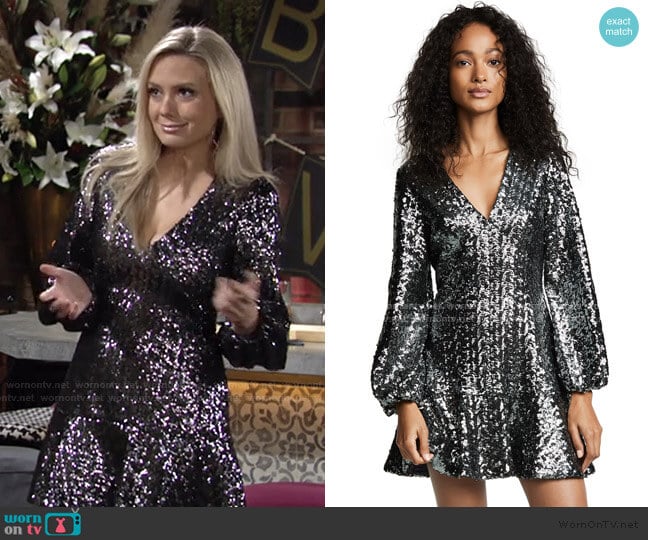 Renada Sequin Dress by Alexis worn by Abby Newman (Melissa Ordway) on The Young and the Restless