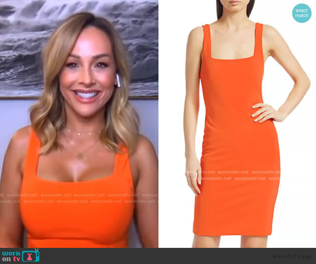 Addie Midi Sheath Dress by Alice + Olivia worn by Clare Crawley on GMA