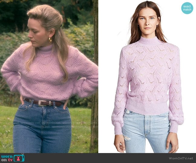 ASTR Audra Sweater worn by Danielle Clayton (Victoria Pedretti) on The Haunting of Bly Manor