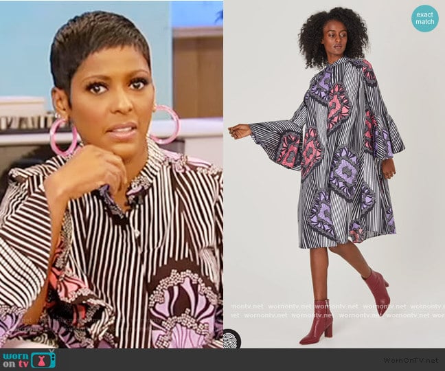 Viv Dress / Paris by Demestik worn by Tamron Hall on Tamron Hall Show