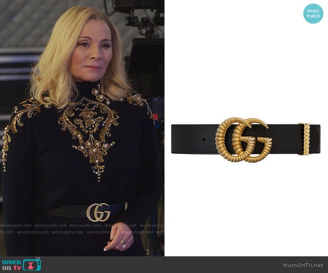 Margaret’s Gucci belt on Filthy Rich