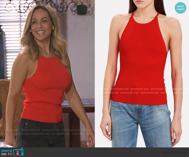 Mackenzie Knit Tank Top by Intermix worn by Clare Crawley on The Bachelorette