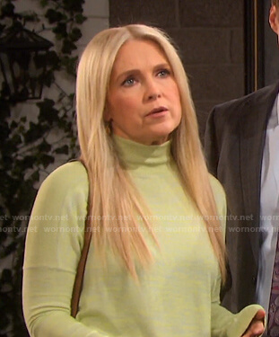 Jennifer's yellow turtleneck sweater on Days of our Lives