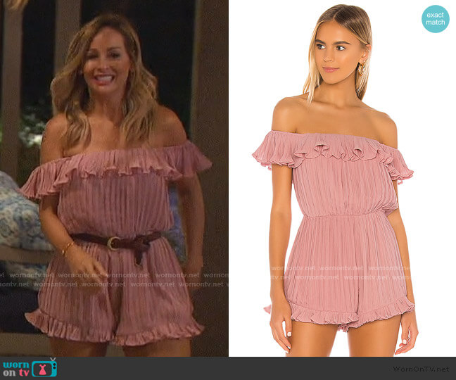 Quincy Romper by Lovers + Friends worn by Clare Crawley on The Bachelorette