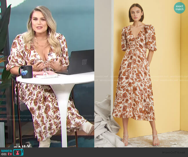 Danielle Dress by Nicholas worn by Carissa Loethen Culiner on E! News