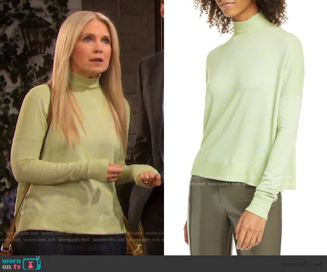 Avryl Turtleneck Sweater by Rag & Bone worn by Jennifer Horton (Melissa Reeves) on Days of our Lives